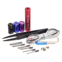 pt-electronic cigarette accessories coil vape winder tool kit diy vaping sub ohm tools tweezers in